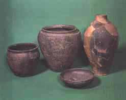 Obr. 25 - Jemn a uitkov keramika z oppida Hrazany
