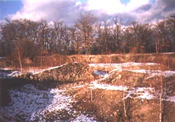 Obr. 31 - Pohled na akropoli Zvistskho oppida